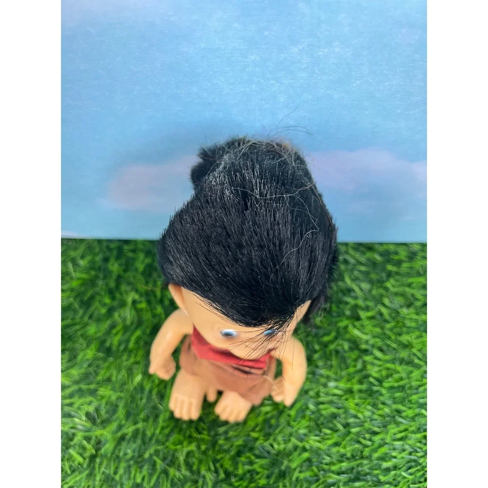 Vintage Unica Monkey Boy Troll Doll Made in Hong Kong Collectible